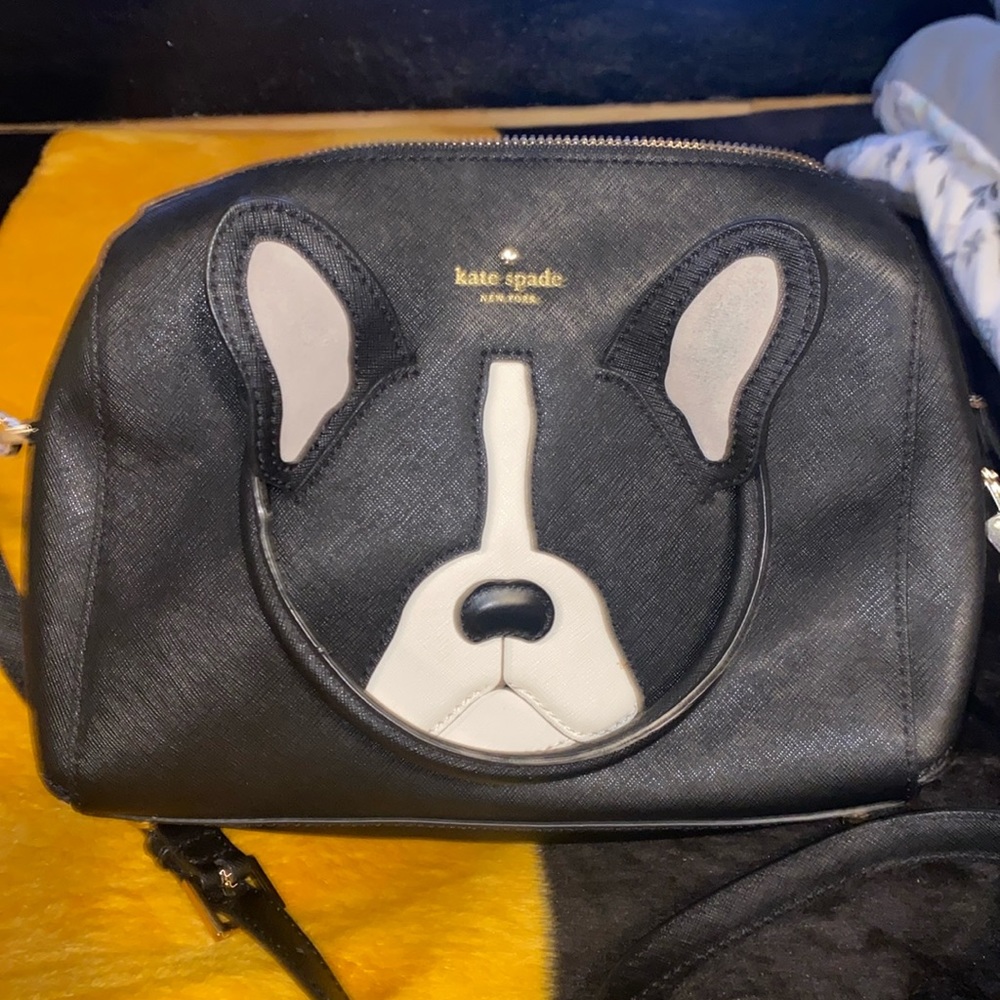 Kate Spade Ma Cherie Antoine Large Lane French Bulldog Bag